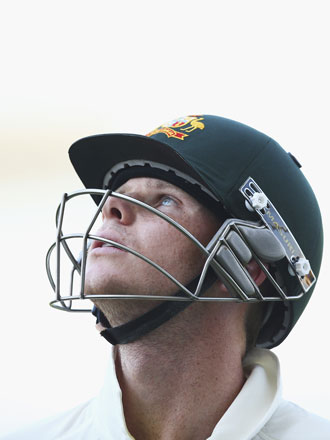 Steven Smith after being trapped lbw for 97. Photo: Getty