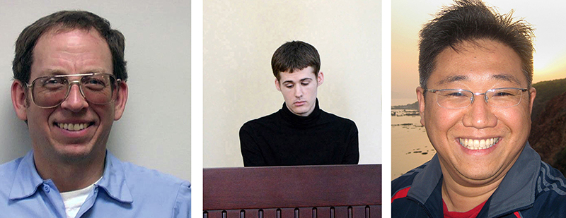 US citizens Jeffrey Fowle (L), Matthew Todd Miller and Kenneth Bae (R). Photo: AAP