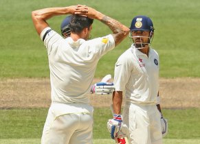Virat Kohli lashed Johnston with tongue and bat.