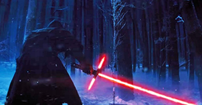 Star Wars triple lightsaber