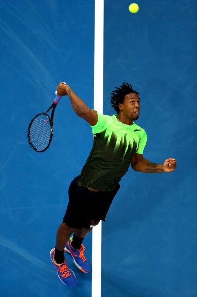 Gael Monfils only knows one way to play - entertaining. Photo: Getty