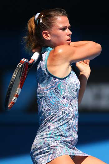 ... not as bad as Camila Giorgi's, but it was a close run thing. Photos: Getty