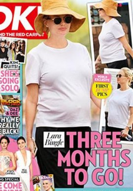 Lara-Bingle-OK-Cover-Preganant