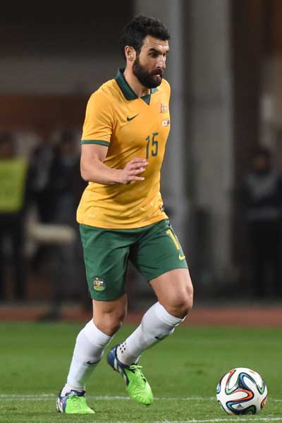 Socceroos skipper Mile Jedinak. Photo: Getty
