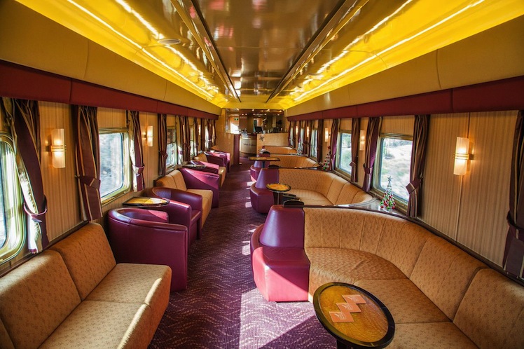 The train is roomy