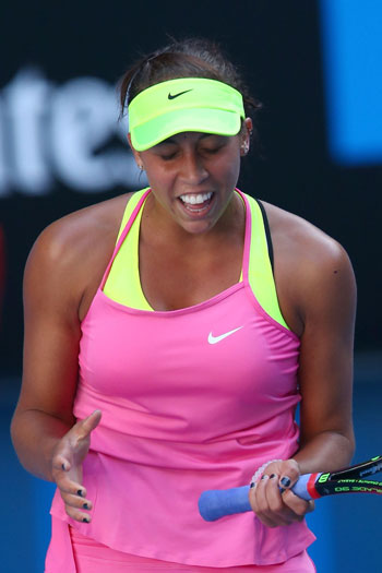 Madison Keys will play Venus Williams, 15 years her senior. Photo: Getty