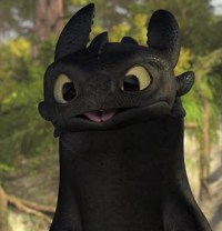 Toothless dragon