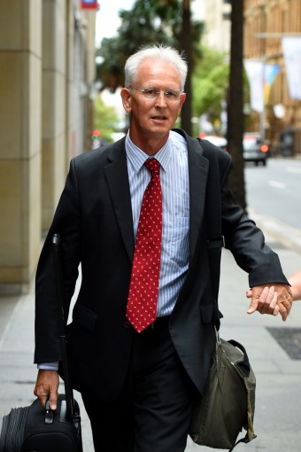 Peter Crawley, former Headmaster gave evidence at the Royal Commission. Photo AAP