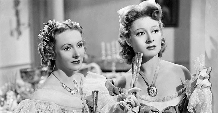 Greer Garson (right) in the 1940 film adaptation of Pride and Prejudice is one of the most famous actresses in cinema history. 