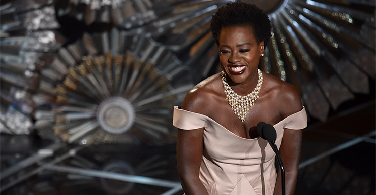 Viola Davis was radiant. 