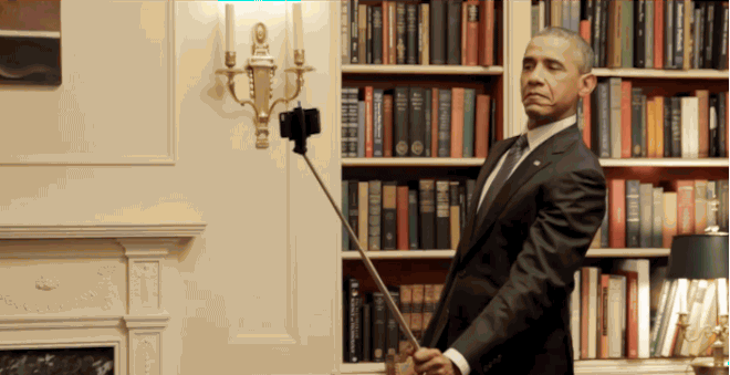 Obama selfie