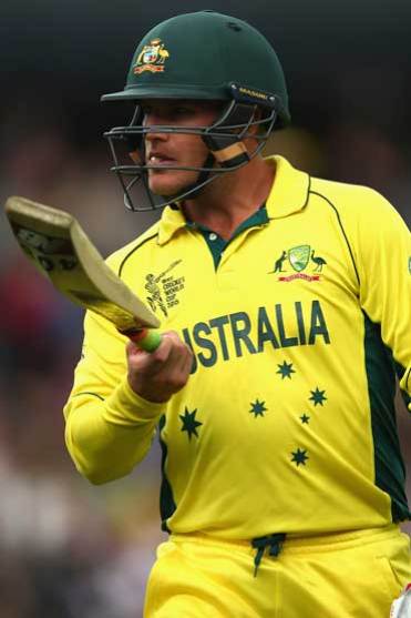 Under the pump: Australian opener Aaron Finch.