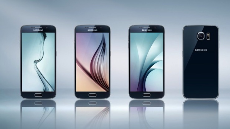 The Galaxy S6 range. 