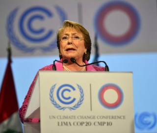 Chilean President Michelle Bachelet