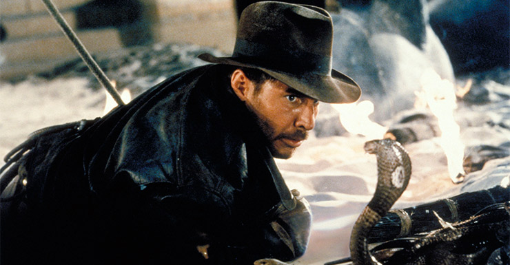 He may hate snakes, but there's no one braver than Indiana Jones.