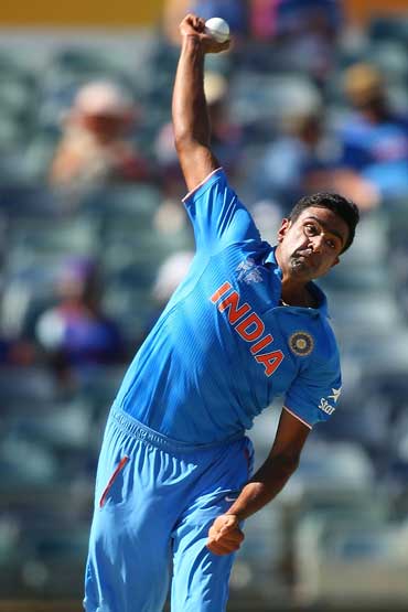 Off-spinner Ravichandran Ashwin has taken 12 wickets for the tournament. Photo: Getty