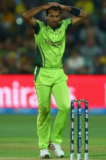 Wahab Riaz has taken 14 wickets for the tournament and shapes as a danger for Australia. Photo: Getty
