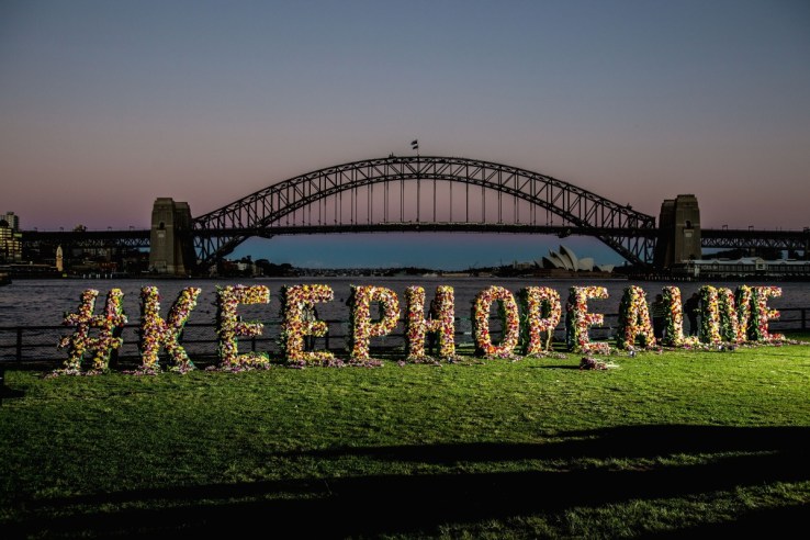 Amnesty international and Sydney Bali Nine activists held a vigil.