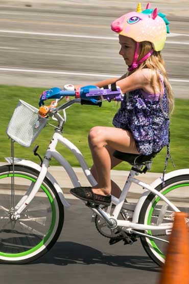 The new arm is helping Faith lead a more active life. Photo: AAP