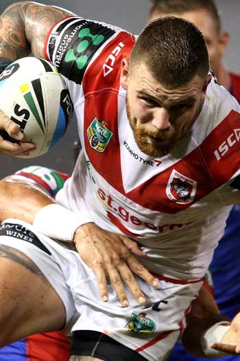 Josh Dugan has been rewarded with his first Kangaroos call up. Photo: Getty