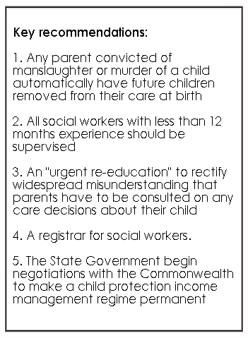 Key recommendations