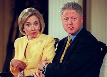 Bill Hillary Clinton. Getty
