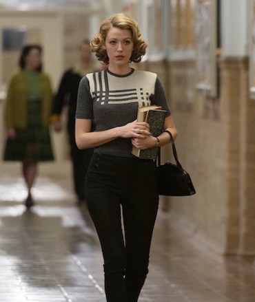 Lively's costumes are a focal point throughout the otherwise glassy film.