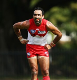Sydney forward Adam Goodes is back this week.