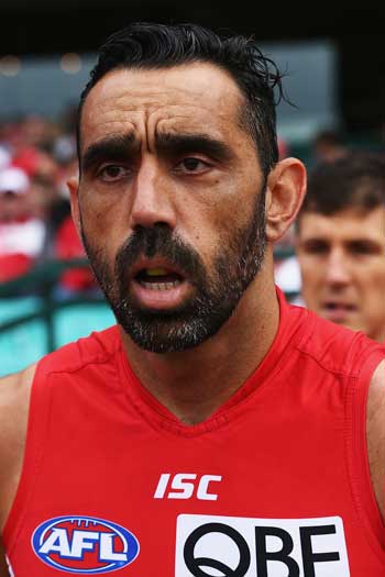 Adam Goodes has had a wonderful career, but Father Time gets them all in the end. Photo: Getty