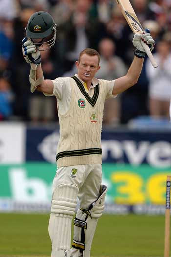 The opener was characteristically understated in his celebration. Photo: Getty
