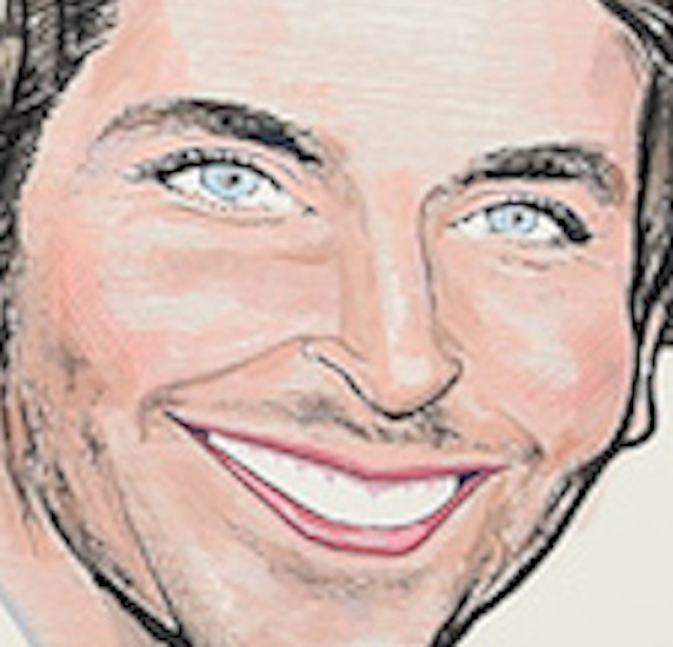 Bradley Cooper Sardi's Caricature Unveiling