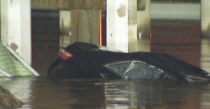 The car in which a 75-year-old man died.