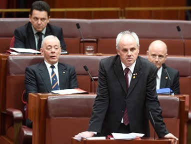 SENATOR RESIGNATION