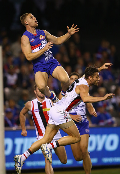 Jake Stringer soared to new heights. Photo: Getty