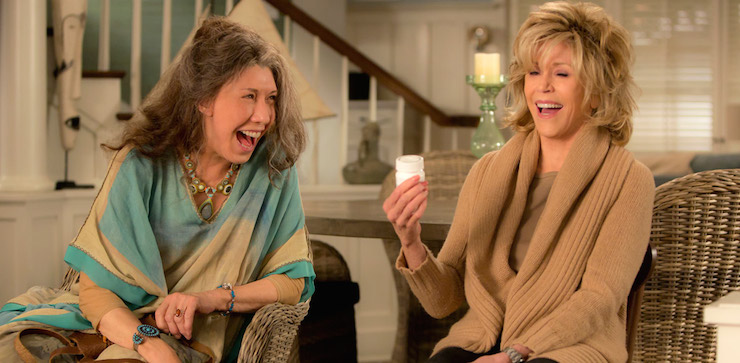 Frankie (left) and Grace are polar opposites whose unlikely chemistry is addictive.