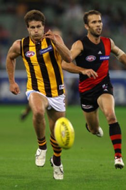 Campbell Brown loved playing against Essendon. Photo: Getty