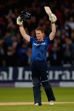 The England skipper was in great form. Photo: Getty