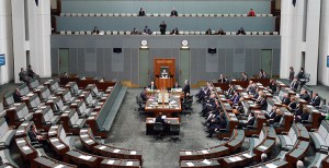 The majority of Coalition MPs chose not to listen to Bill Shorten's speech. Photo: AAP.