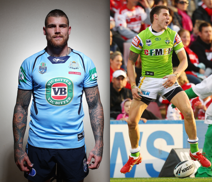 Josh Dugan has put on some since his early days in 2008.