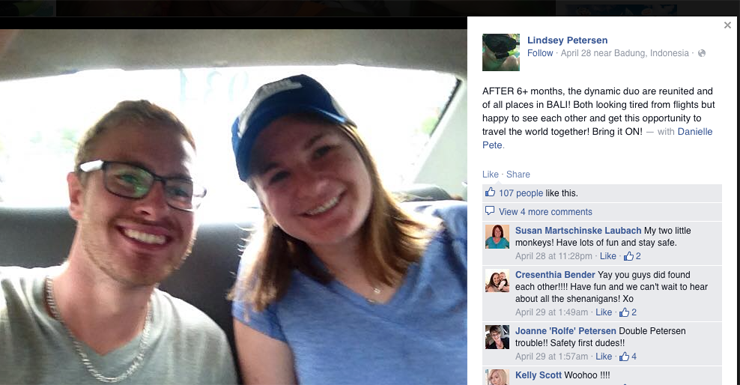 Authorities identified Lindsey and Danielle Petersen as two accused Canadians.