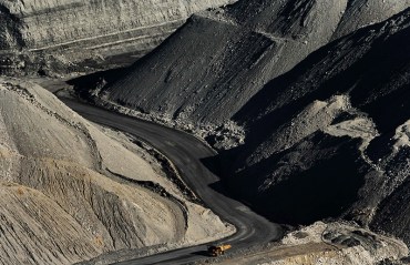 Coal mine in the Hunter Valley near Newcastle, NSW.  