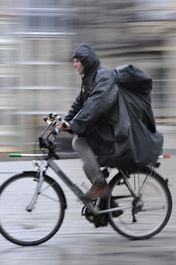 Battling the cold: something you just have to deal with in winter. Photo: Getty