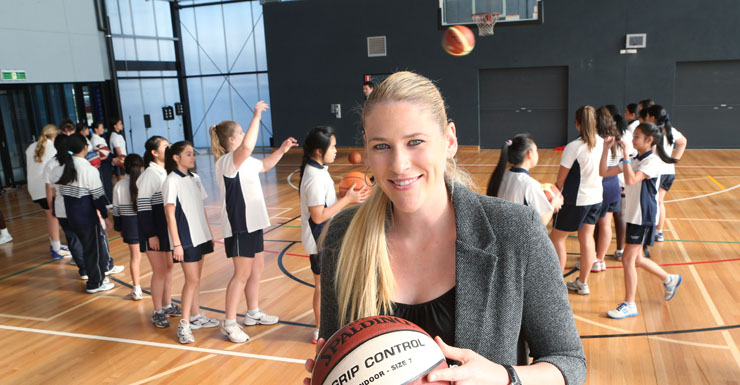 National basketballer Lauren Jackson.