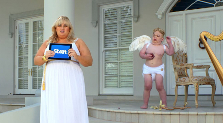 Hollywood star Rebel Wilson appeared in some eccentric ad campaigns for the service.