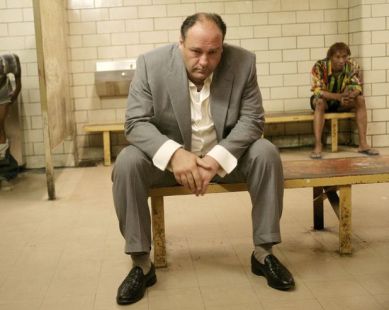 The late James Gandolfini played Tony Soprano in The Sopranos.