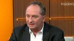 Agriculture minister Barnaby Joyce speaks on Insiders, July 5 2015.