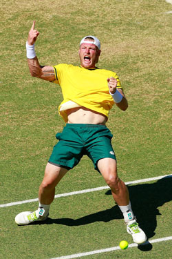 Groth kept Australia in the tie with a vital win over Mikhail Kukushkin. Photo: Getty