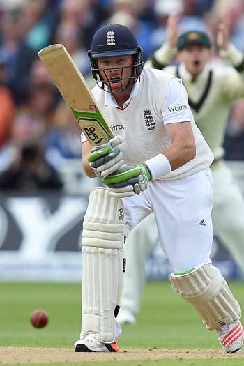 Ian Bell made 53 off 56 balls before falling to Nathan Lyon late in the day. Photo: Getty