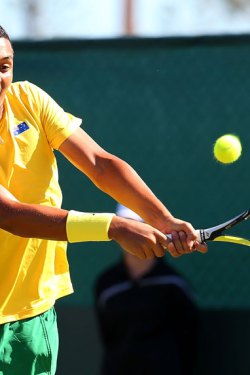 Nick Kyrgios hit back at Fraser on social media. Photo: Getty