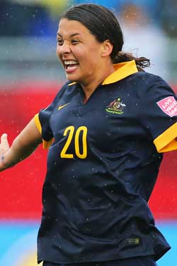 The Matildas were at the centre of a recent gender pay dispute at the recent women's world cup. Photo: Getty